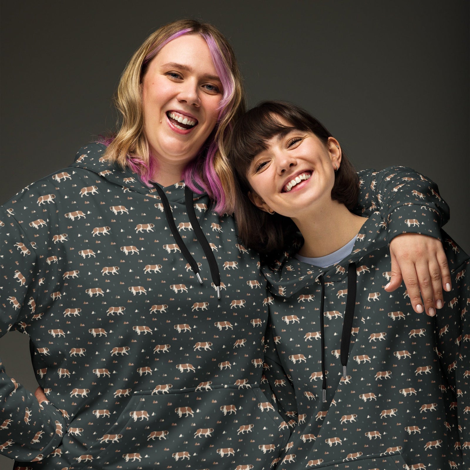 Green Mountain St Bernard Hoodie - Lucy + Norman