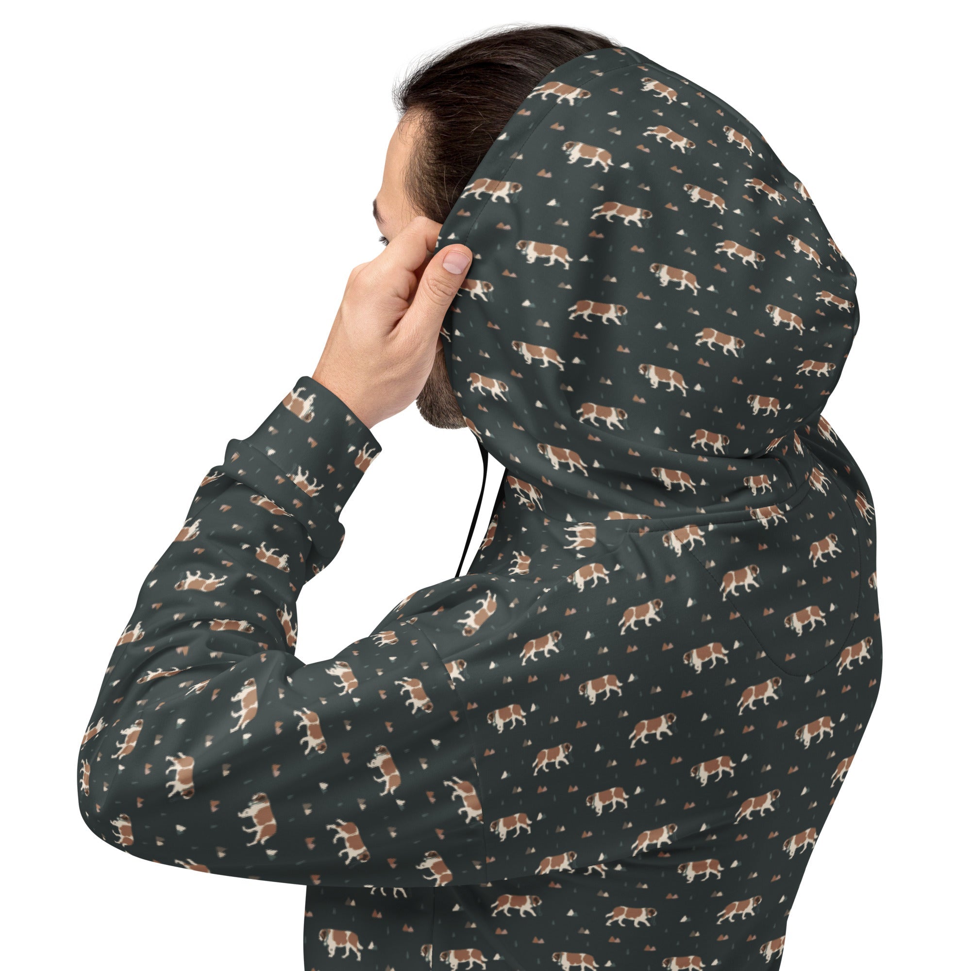 Green Mountain St Bernard Hoodie - Lucy + Norman