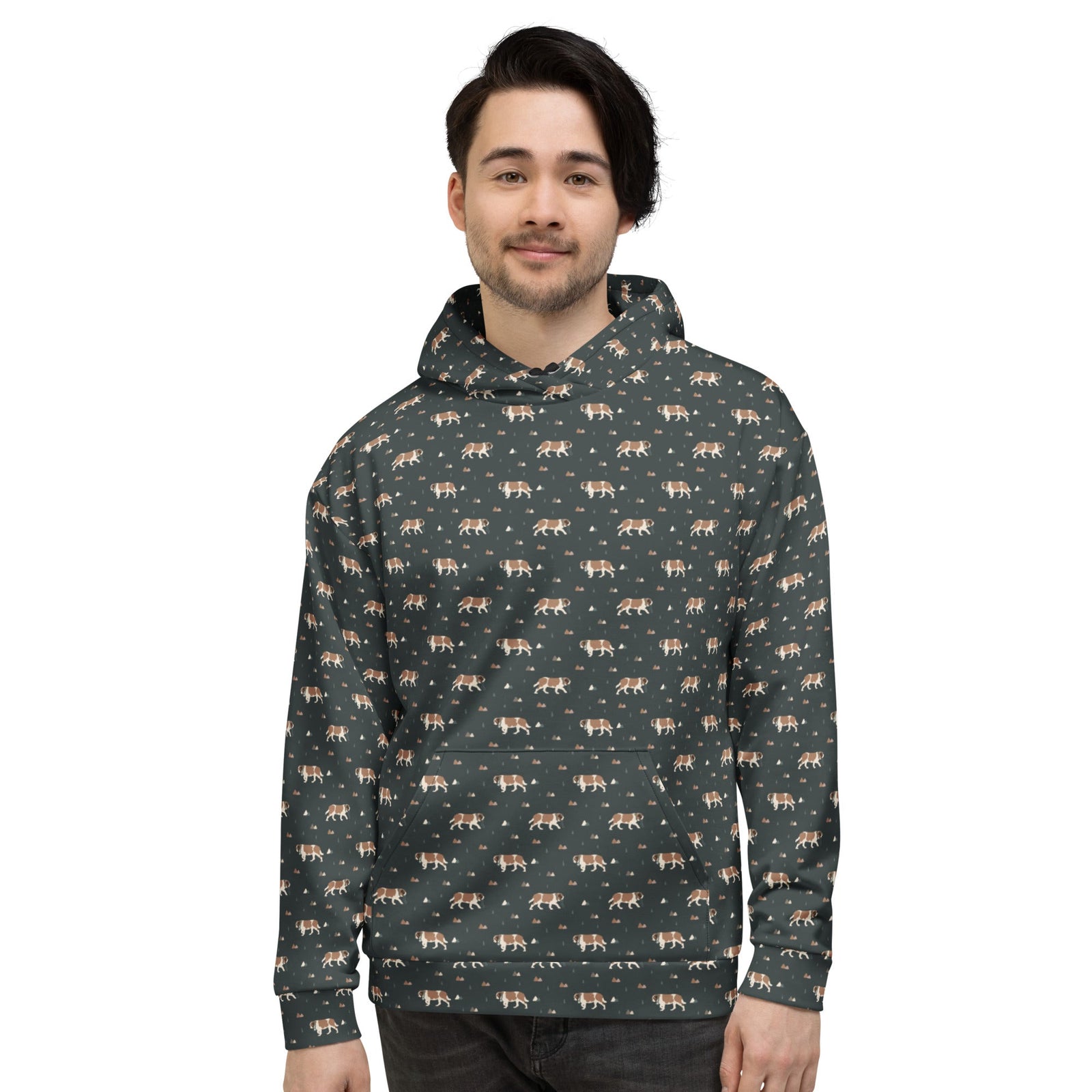 Green Mountain St Bernard Hoodie - Lucy + Norman
