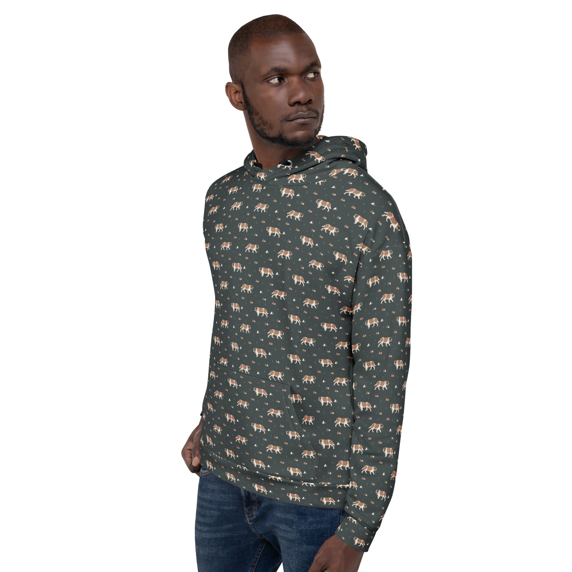Green Mountain St Bernard Hoodie - Lucy + Norman