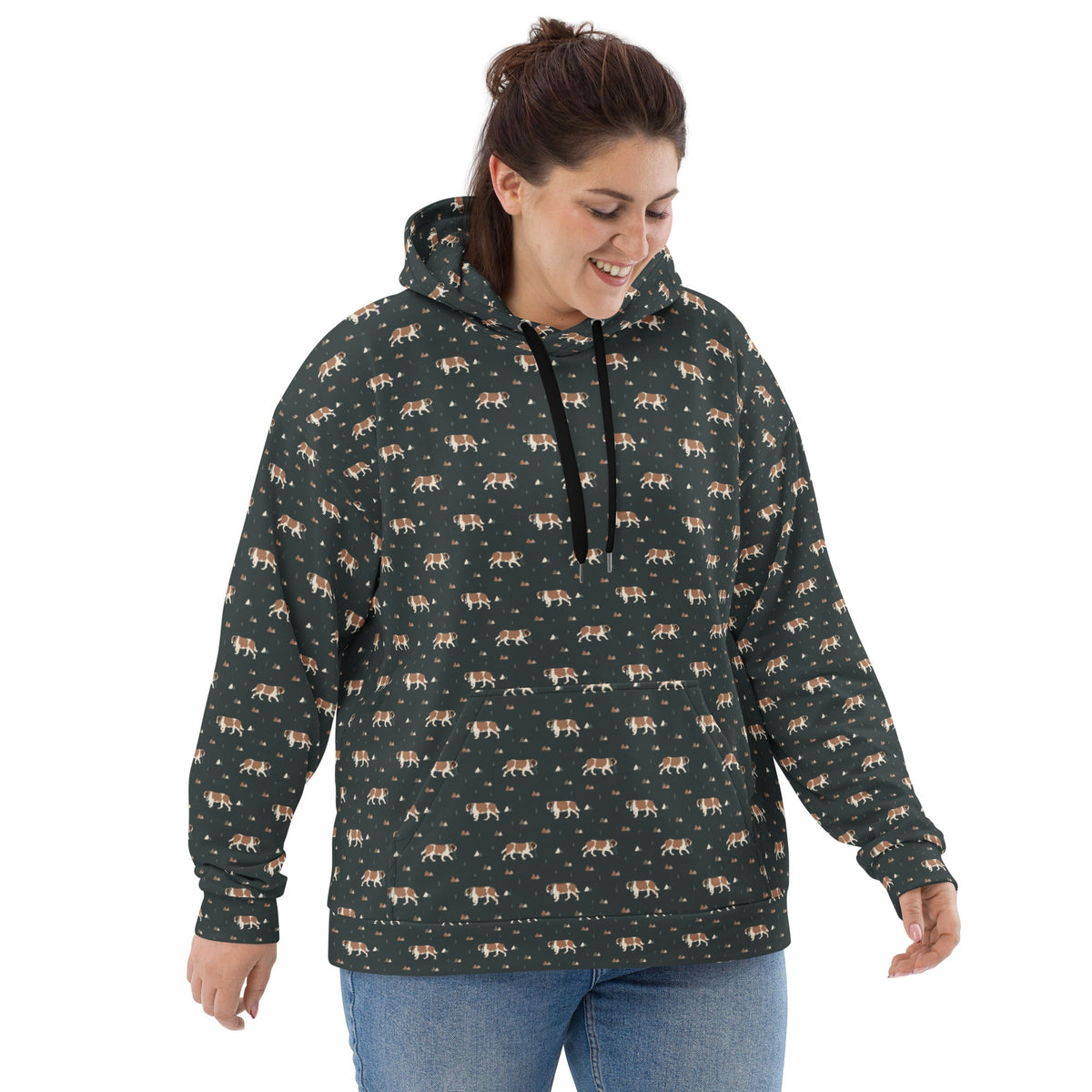 Green Mountain St Bernard Hoodie - Lucy + Norman