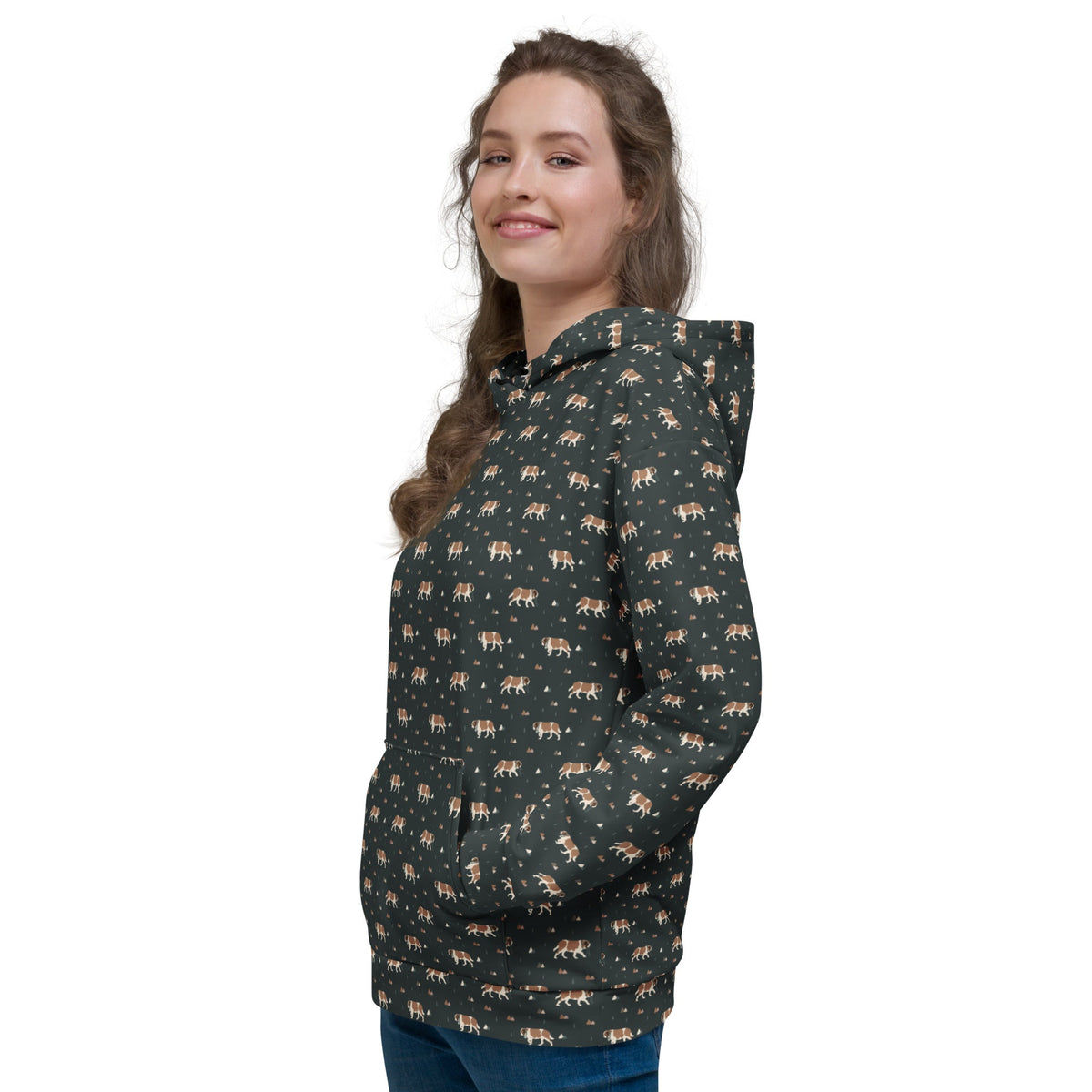 Green Mountain St Bernard Hoodie - Lucy + Norman