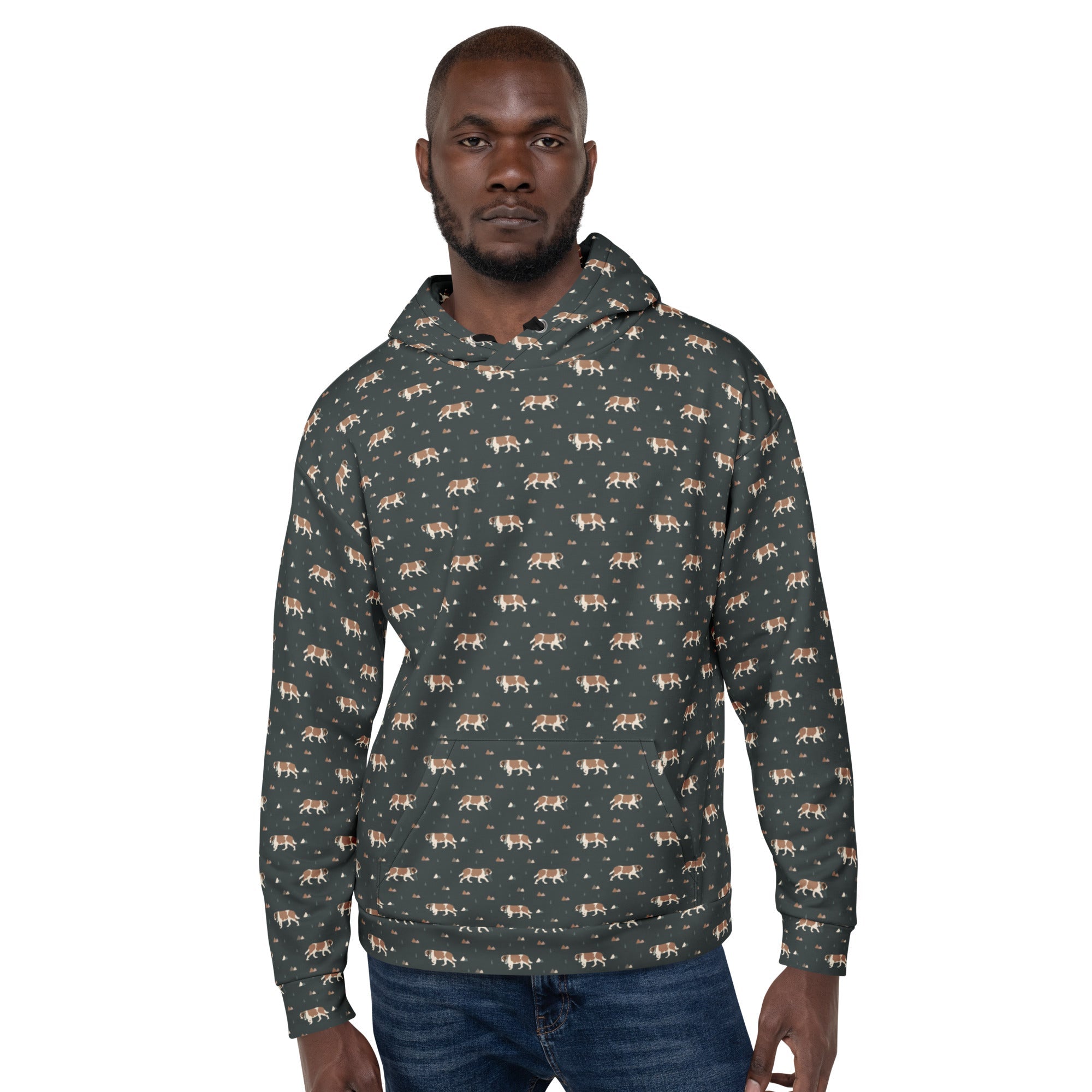 Green Mountain St Bernard Hoodie - Lucy + Norman