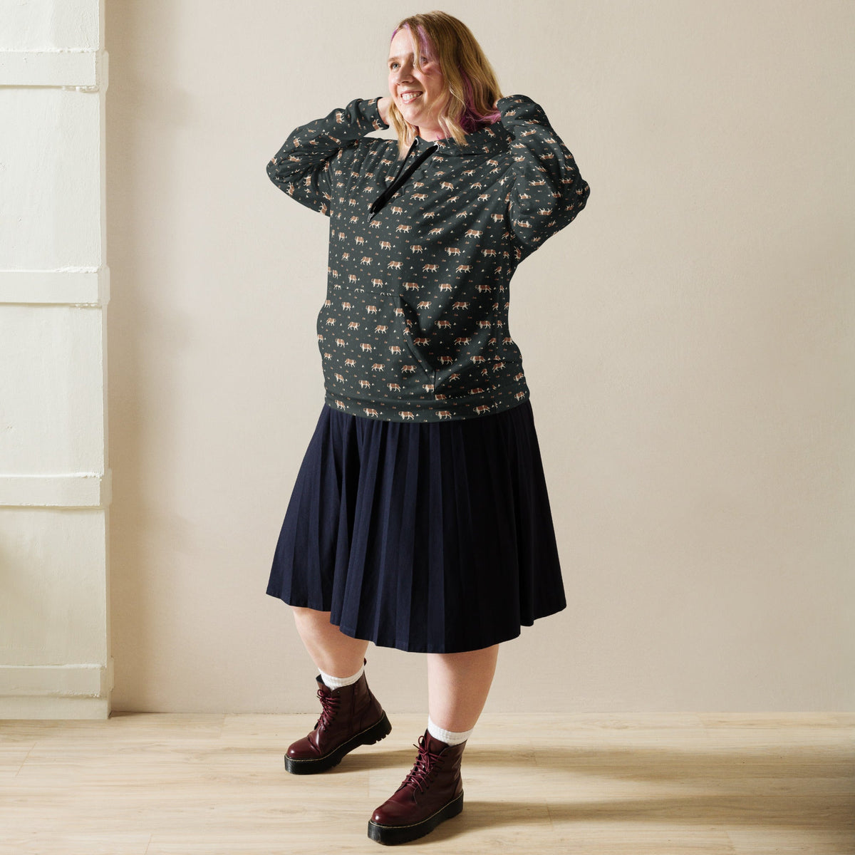 Green Mountain St Bernard Hoodie - Lucy + Norman