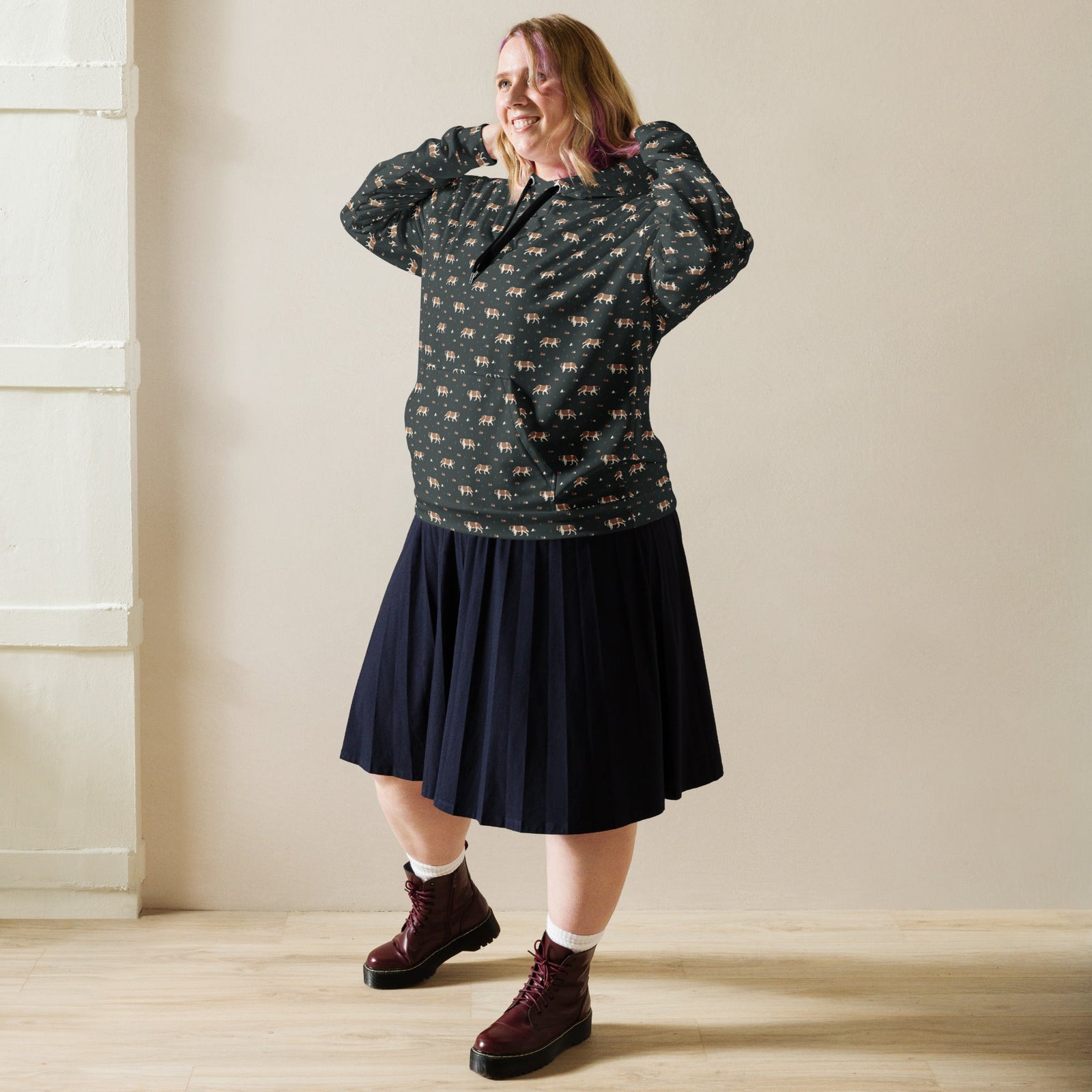 Green Mountain St Bernard Hoodie - Lucy + Norman