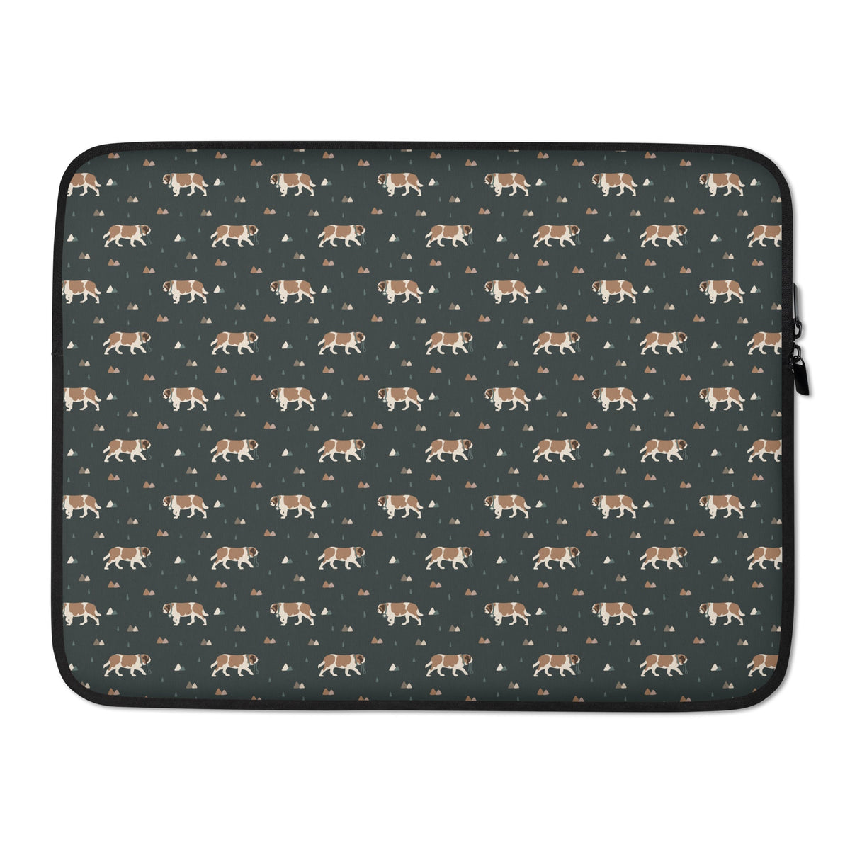 Green Mountain St Bernard Laptop Sleeve - Lucy + Norman