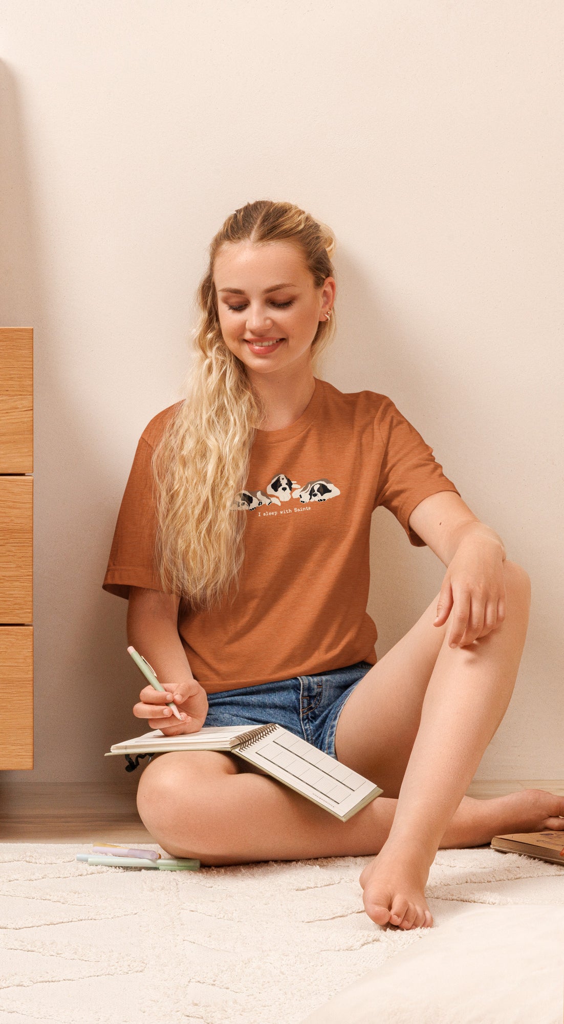 I Sleep with Saints Lightweight T-shirt