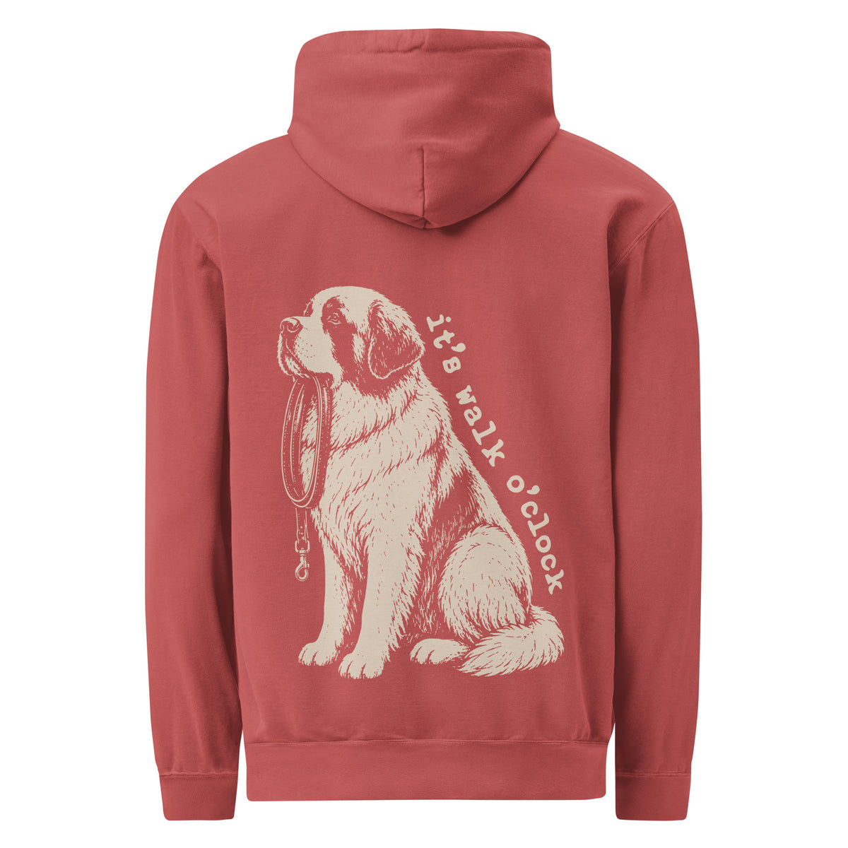 It's Walk O'Clock XL Back Hoodie