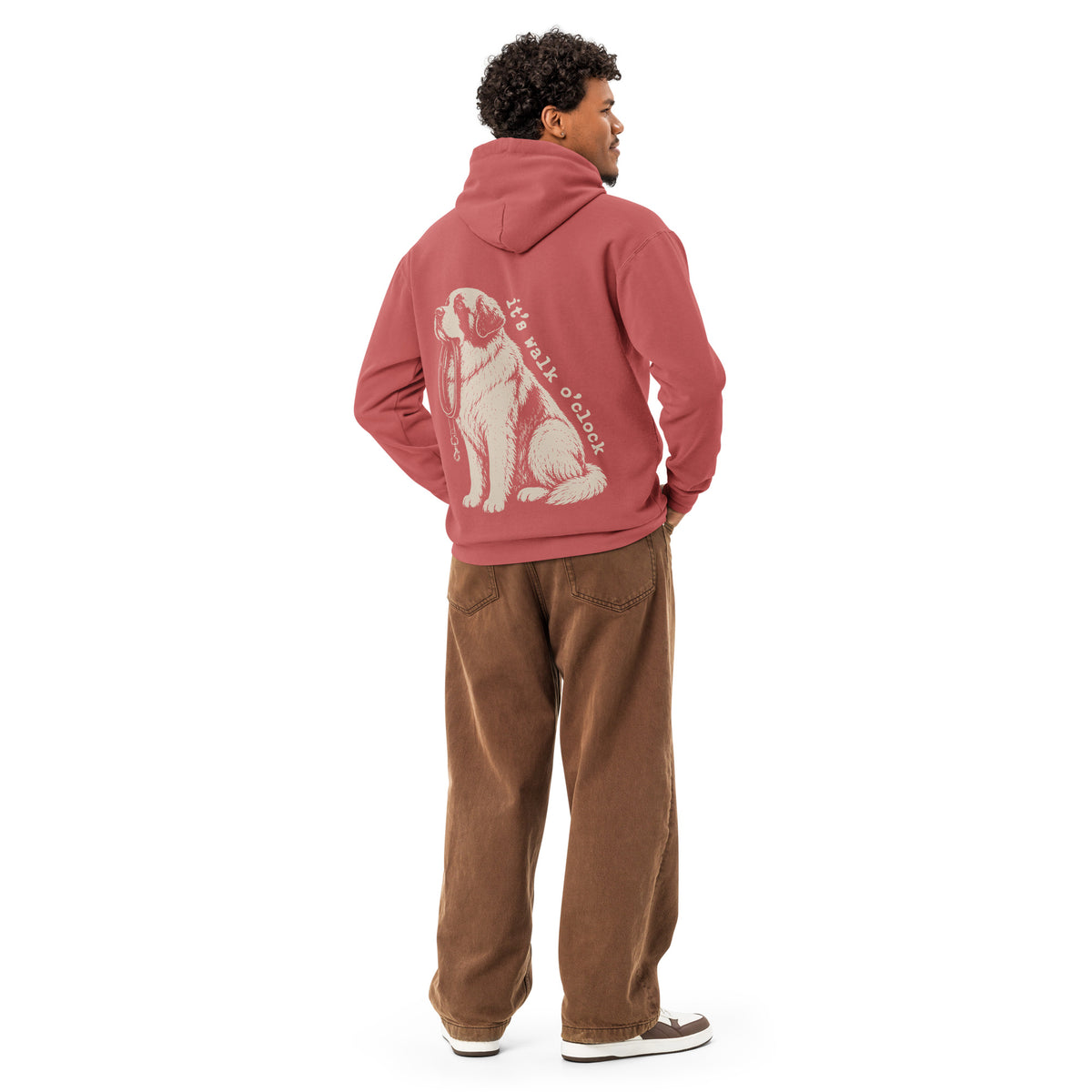 It's Walk O'Clock XL Back Hoodie