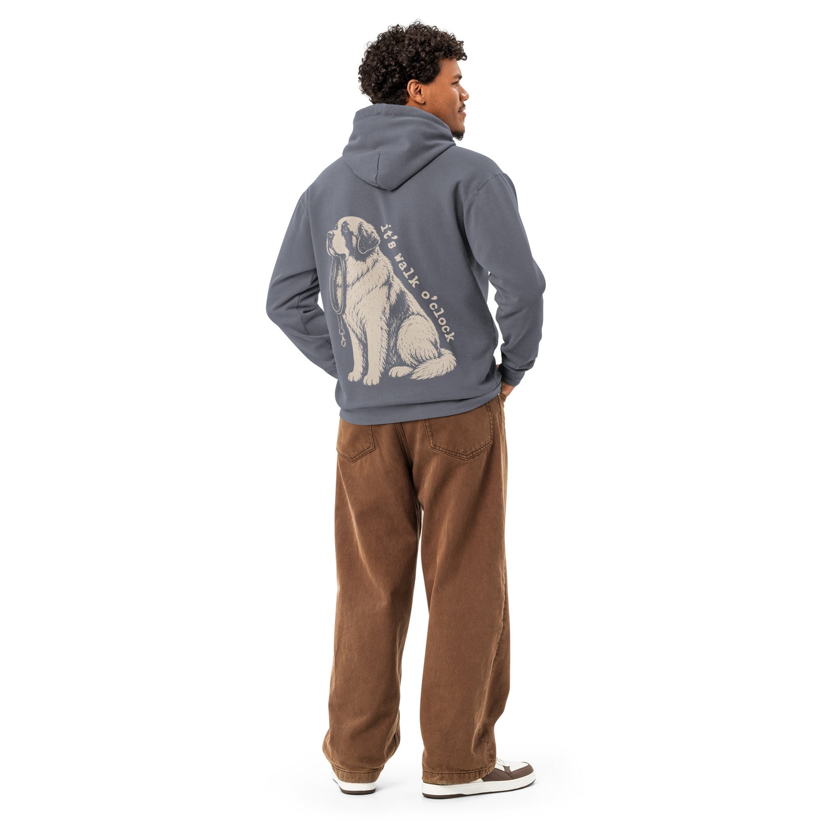It's Walk O'Clock XL Back Hoodie