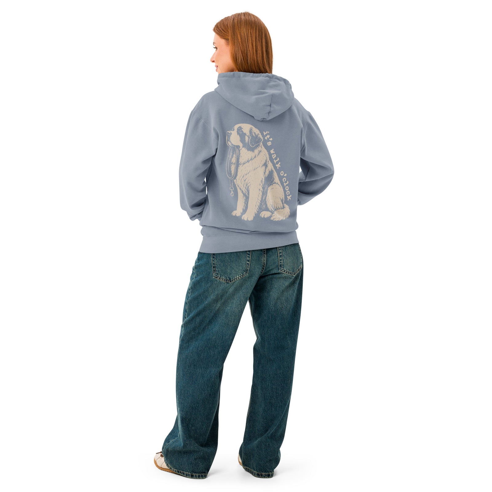 It's Walk O'Clock XL Back Hoodie