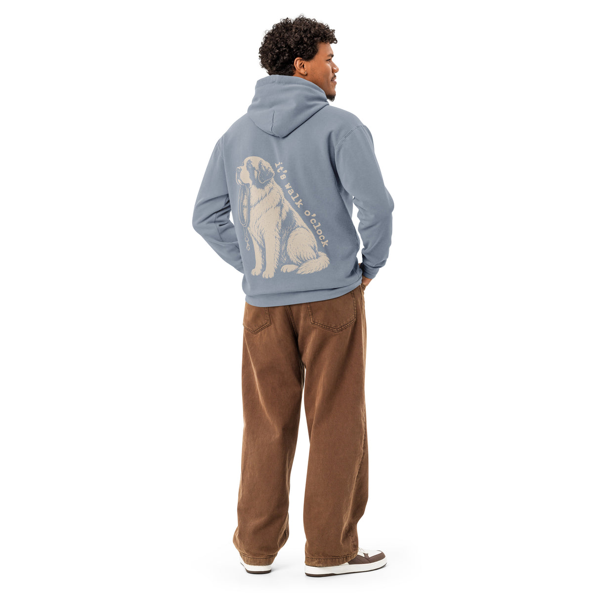It's Walk O'Clock XL Back Hoodie