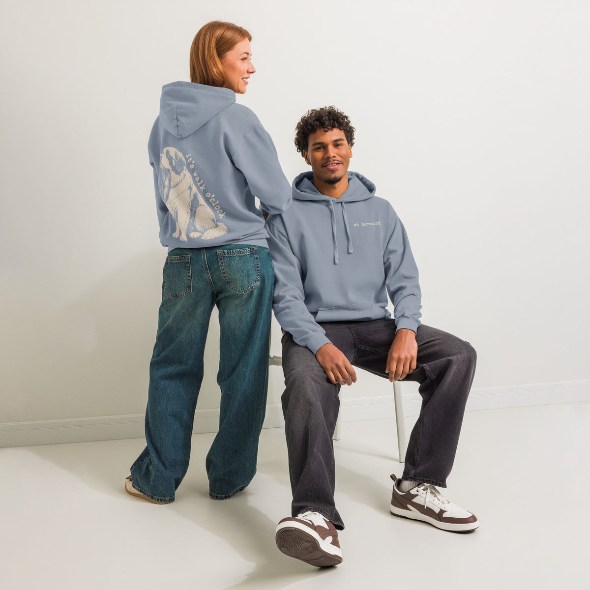 It's Walk O'Clock XL Back Hoodie