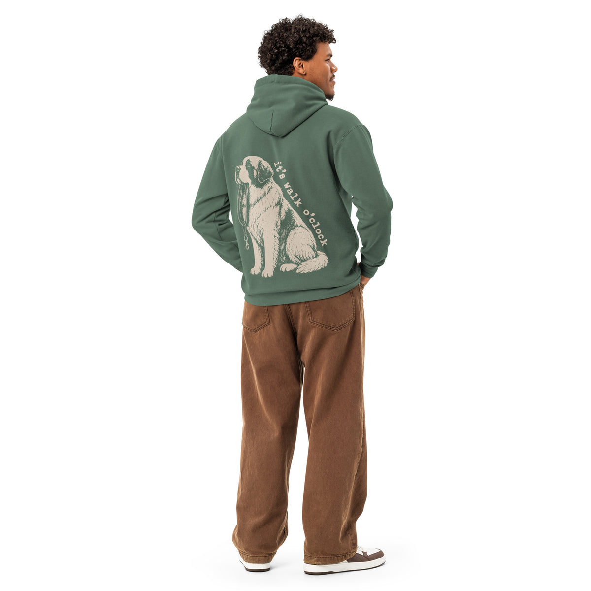 It's Walk O'Clock XL Back Hoodie
