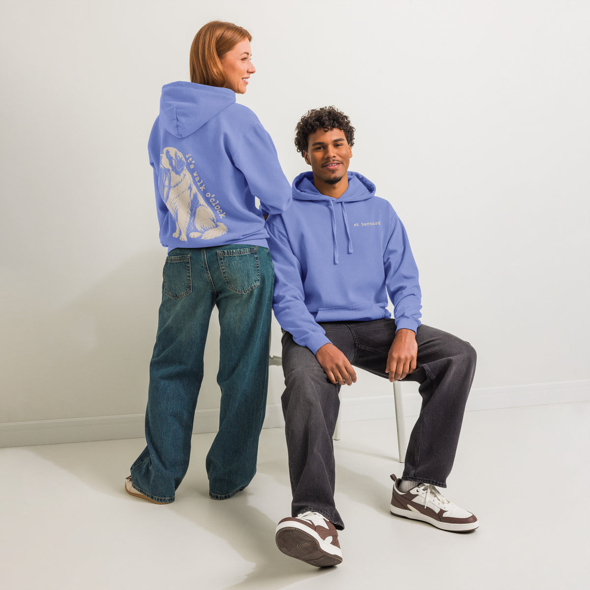 It's Walk O'Clock XL Back Hoodie
