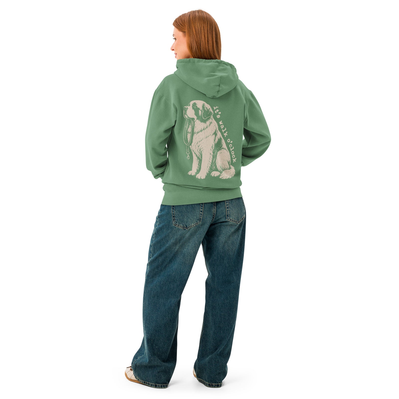 It's Walk O'Clock XL Back Hoodie