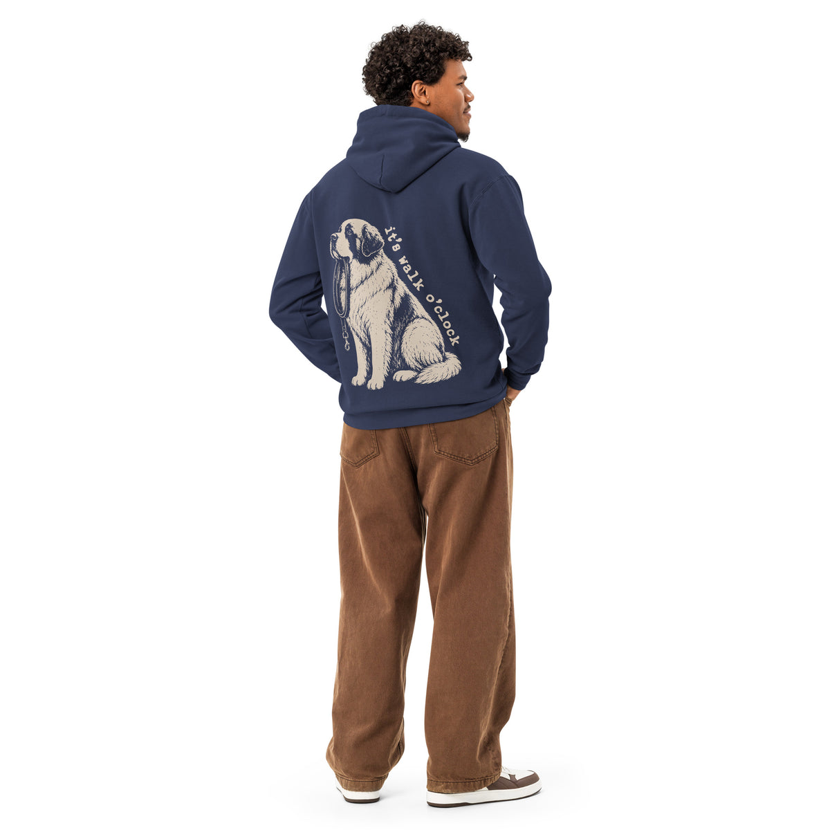 It's Walk O'Clock XL Back Hoodie