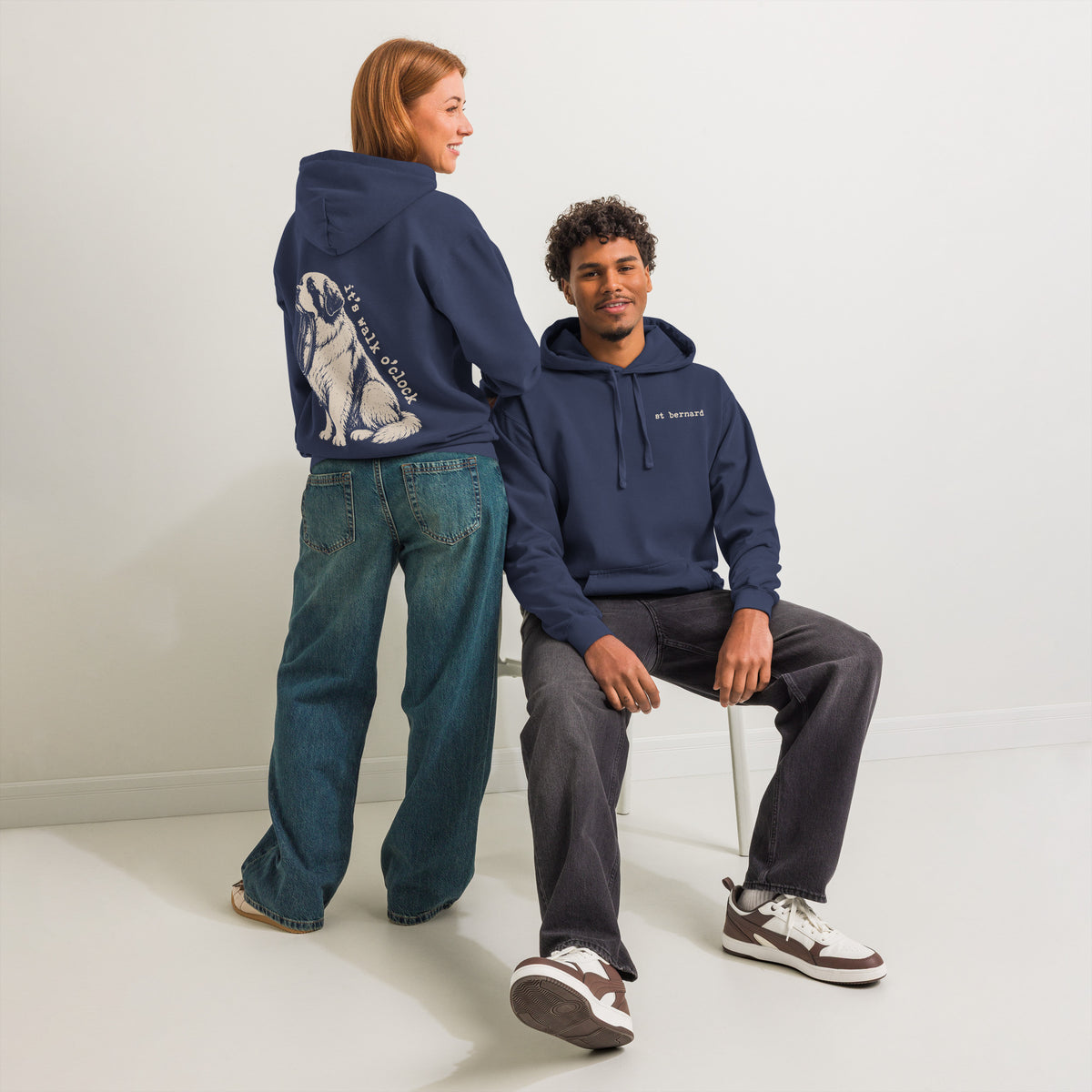 It's Walk O'Clock XL Back Hoodie