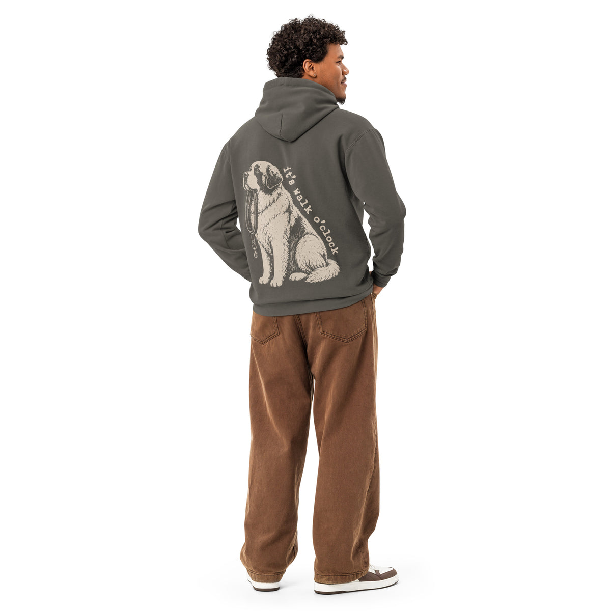 It's Walk O'Clock XL Back Hoodie