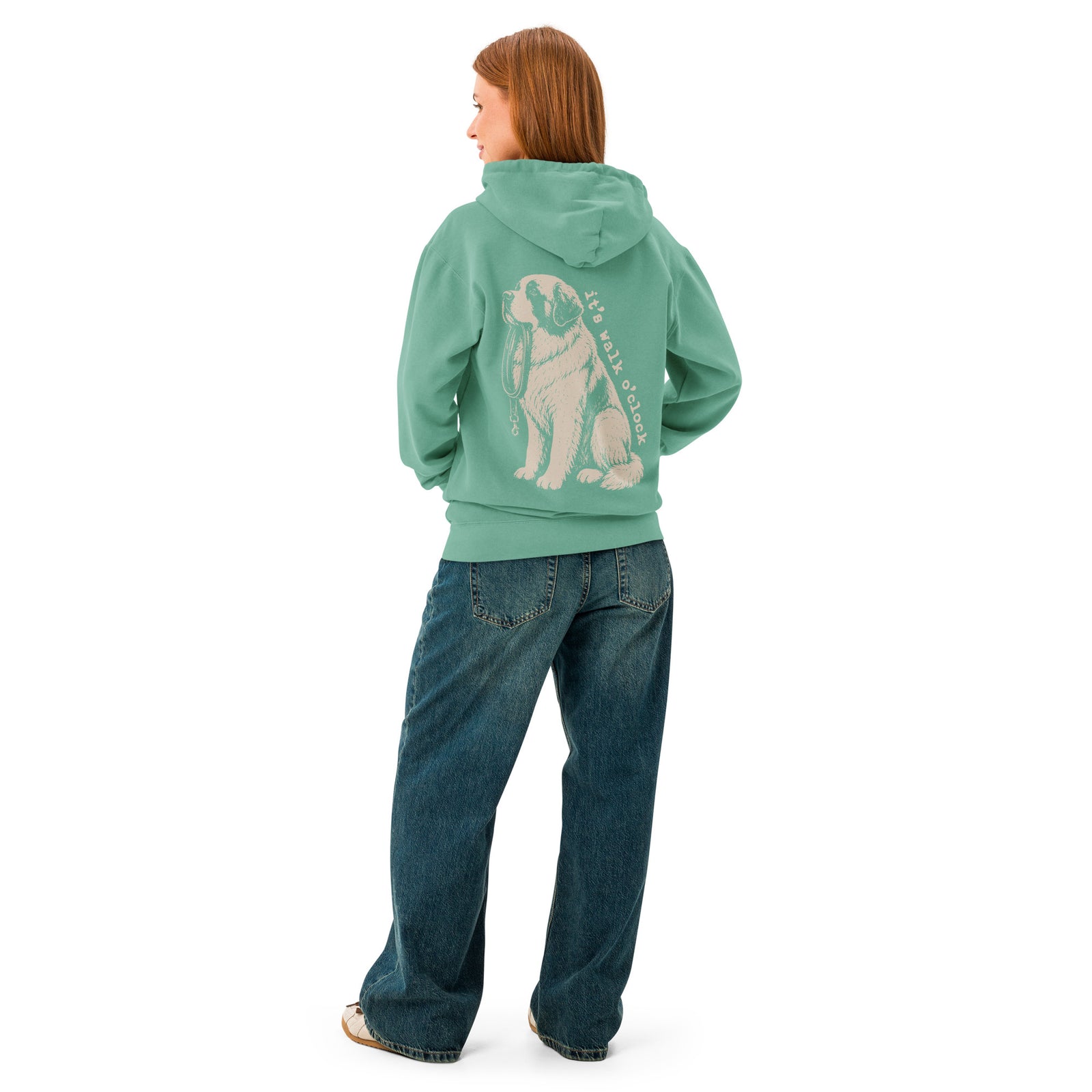 It's Walk O'Clock XL Back Hoodie