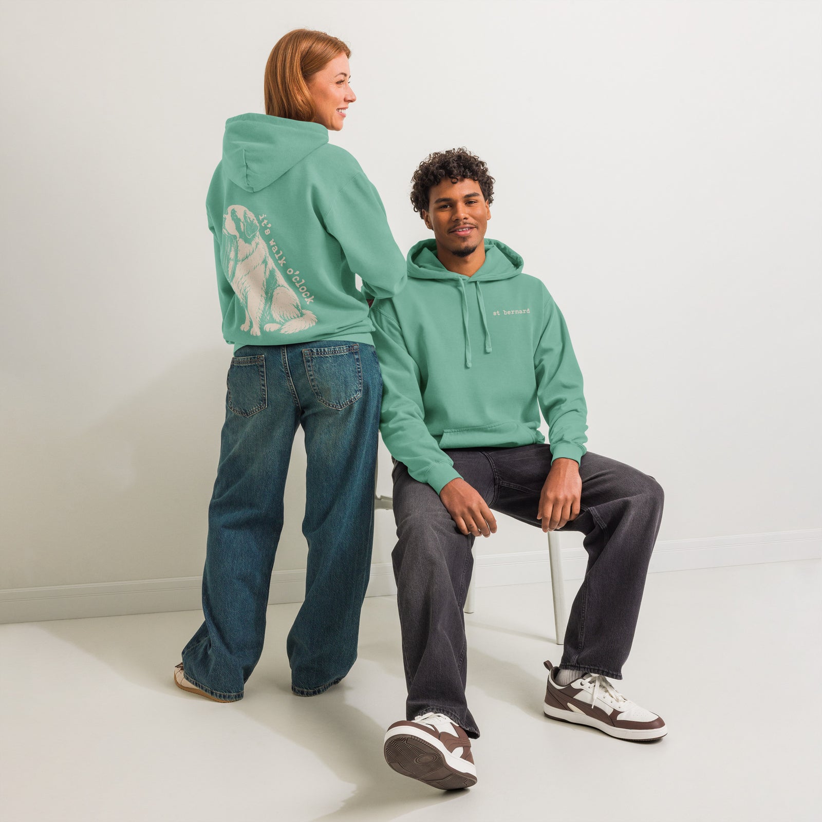 It's Walk O'Clock XL Back Hoodie