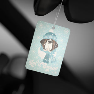 Let It Snow Car Air Freshener - Lucy + Norman