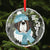 Let it Snow Crystal Glass Ornament - Lucy + Norman