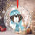 Let it Snow Crystal Glass Ornament - Lucy + Norman