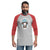 Merry Saintmas Blue 3/4 Sleeve Raglan Shirt - Lucy + Norman