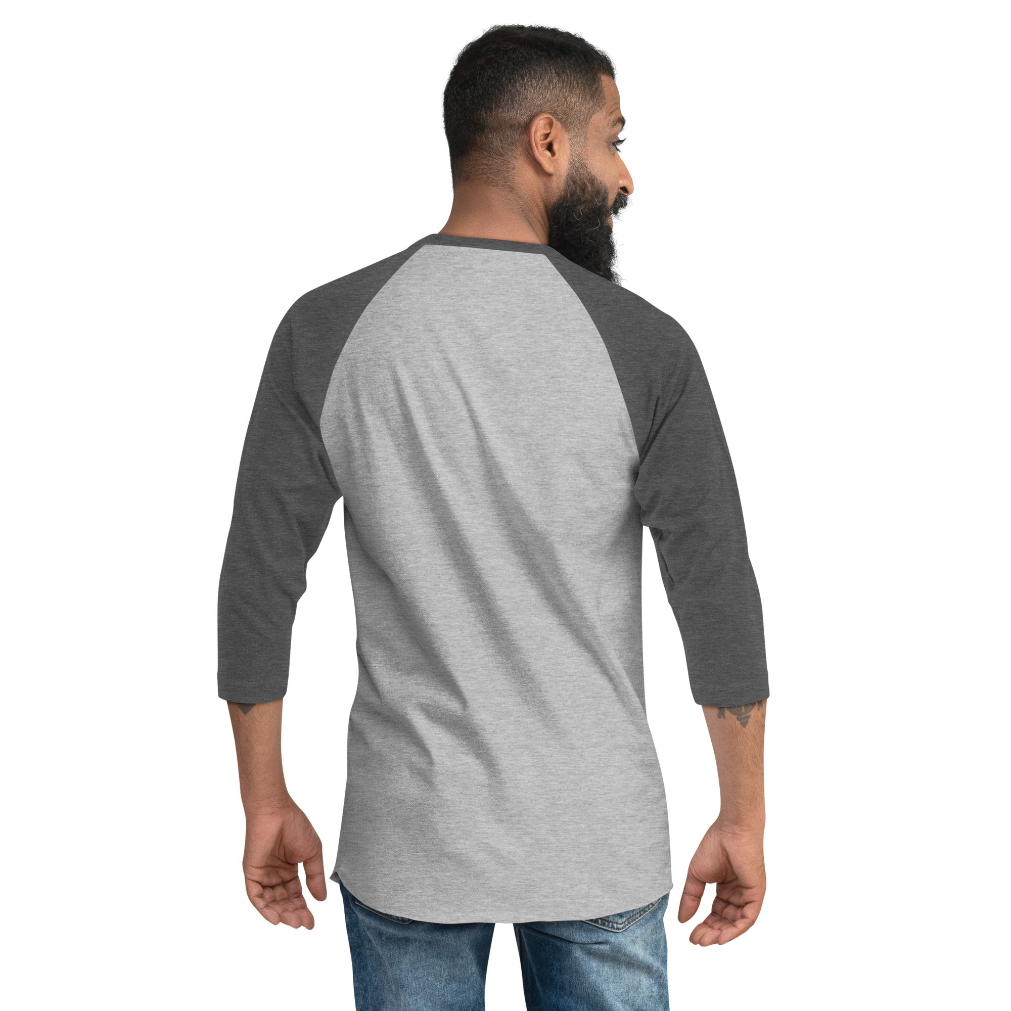 Merry Saintmas Blue 3/4 Sleeve Raglan Shirt - Lucy + Norman