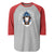 Merry Saintmas Blue 3/4 Sleeve Raglan Shirt - Lucy + Norman