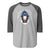 Merry Saintmas Blue 3/4 Sleeve Raglan Shirt - Lucy + Norman