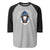 Merry Saintmas Blue 3/4 Sleeve Raglan Shirt - Lucy + Norman