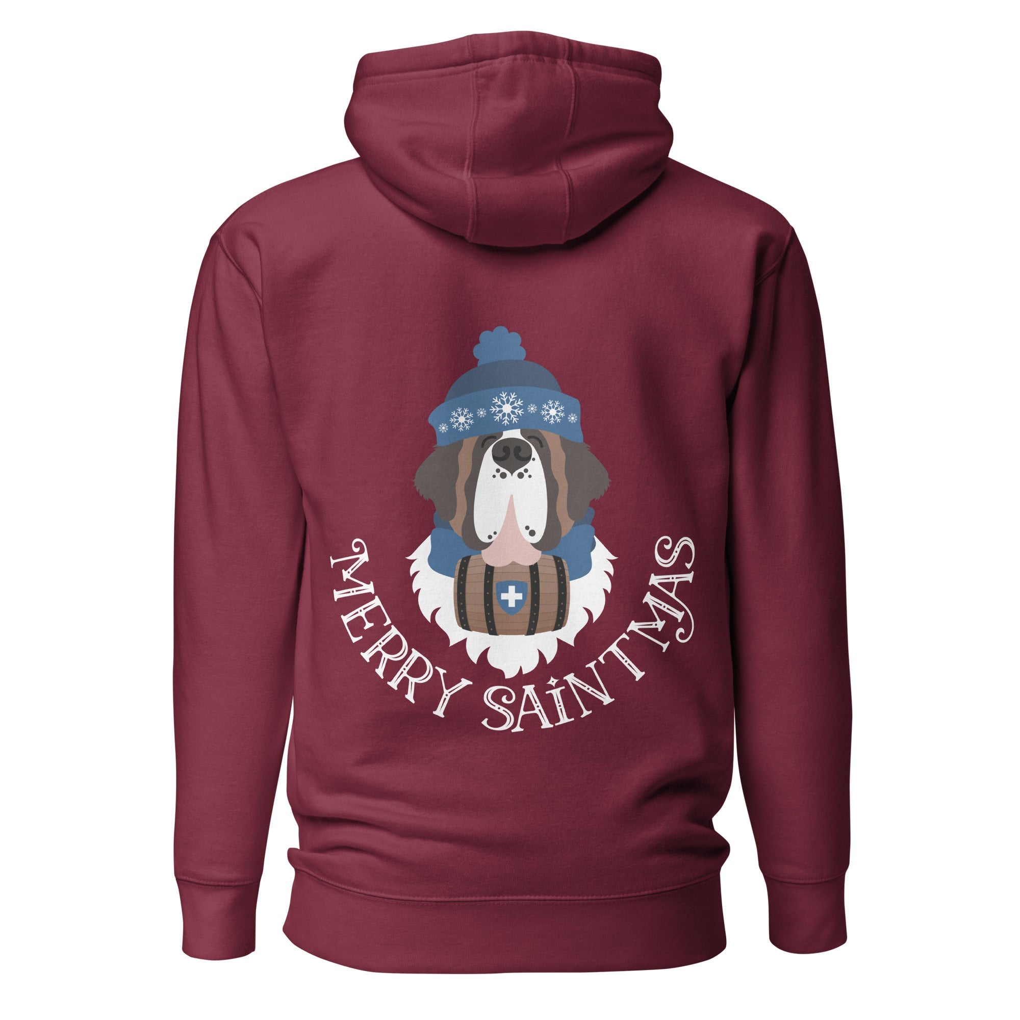 Merry Saintmas Blue Back Hoodie - Lucy + Norman