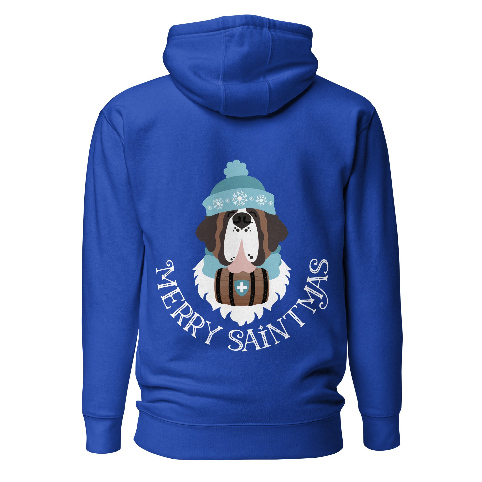 Merry Saintmas Blue Back Hoodie - Lucy + Norman