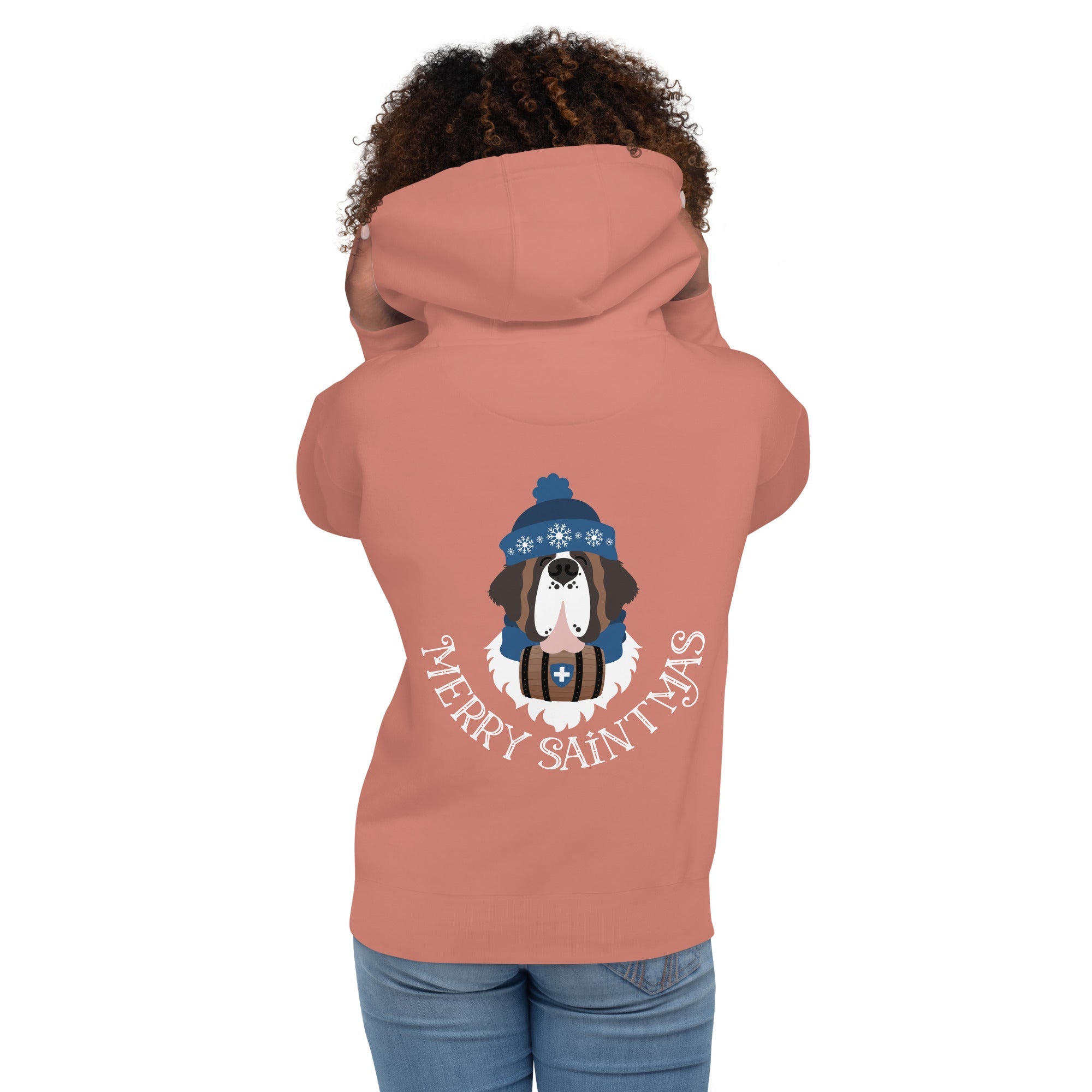 Merry Saintmas Blue Back Hoodie - Lucy + Norman