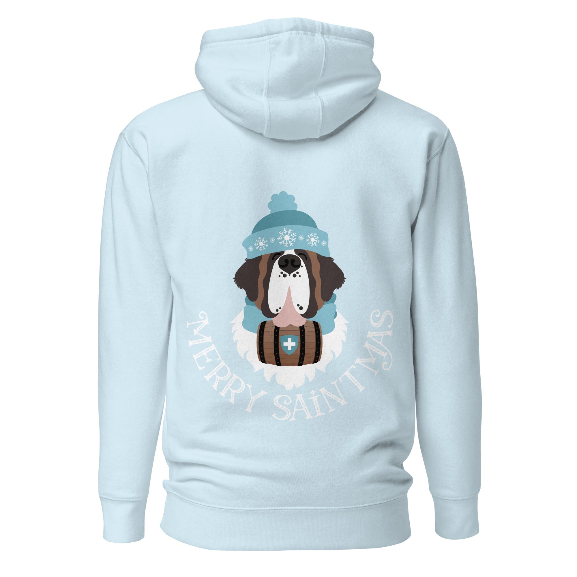 Merry Saintmas Blue Back Hoodie - Lucy + Norman