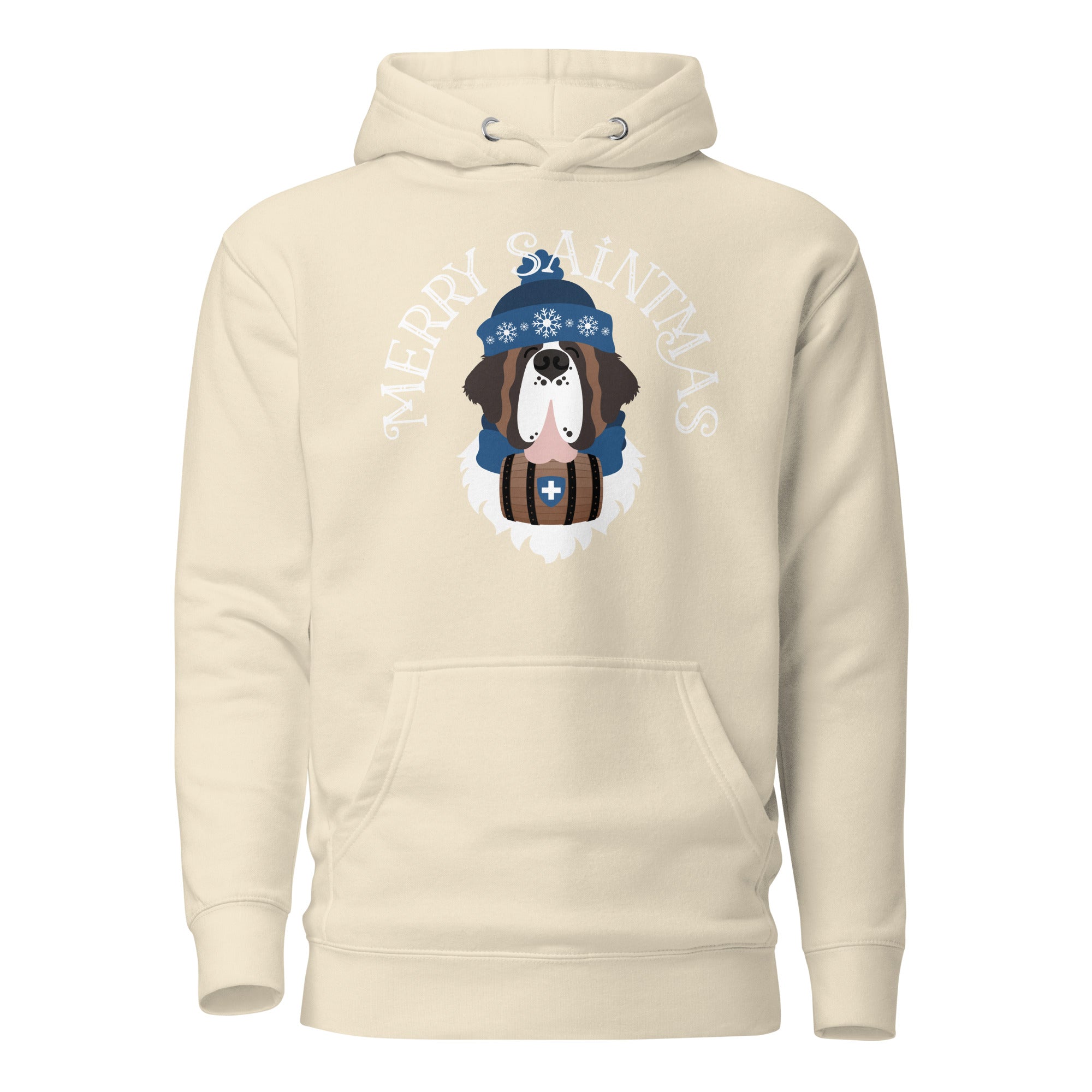 Merry Saintmas Blue Hoodie - Lucy + Norman