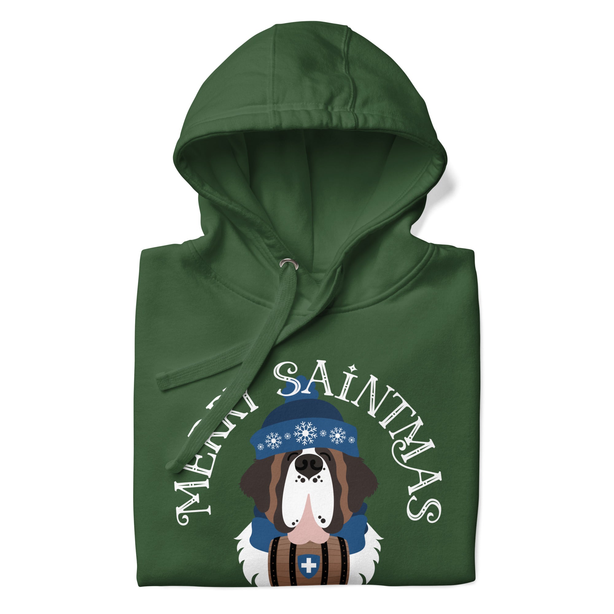 Merry Saintmas Blue Hoodie - Lucy + Norman