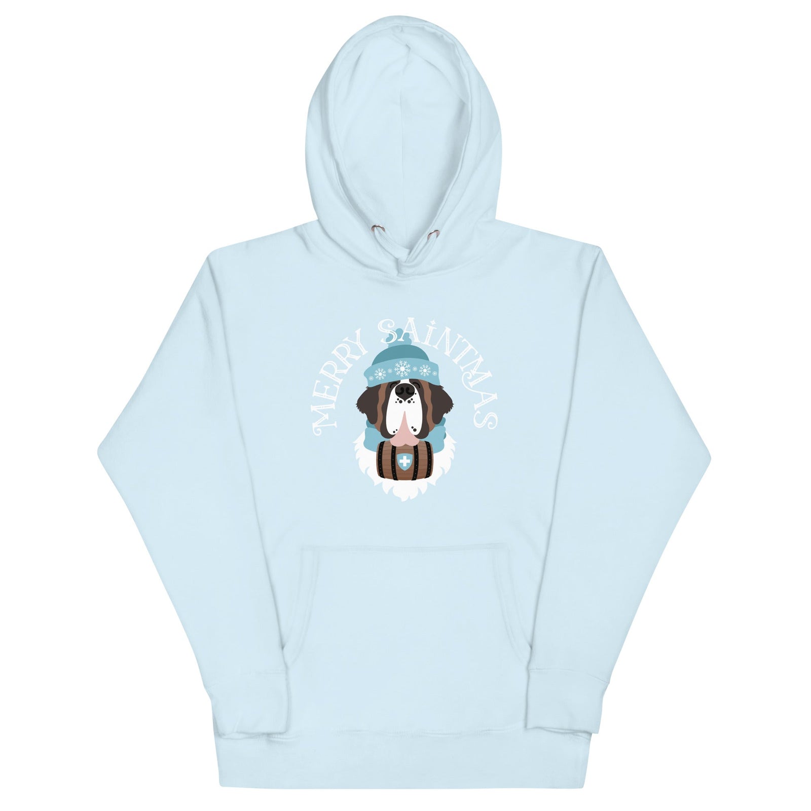 Merry Saintmas Blue Hoodie - Lucy + Norman