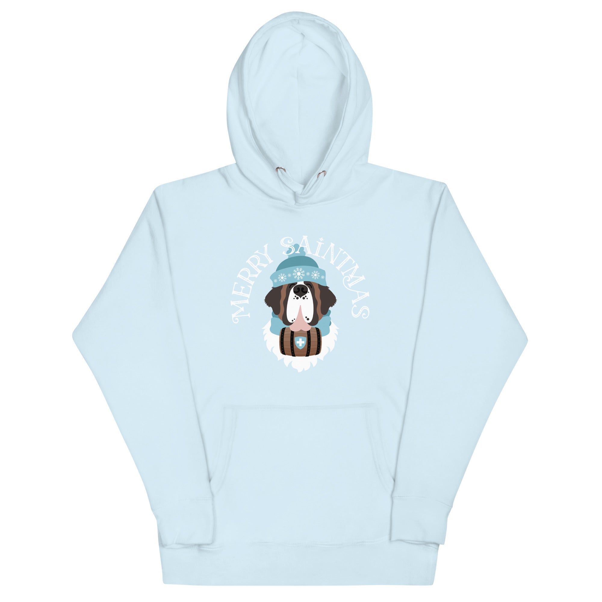 Merry Saintmas Blue Hoodie - Lucy + Norman