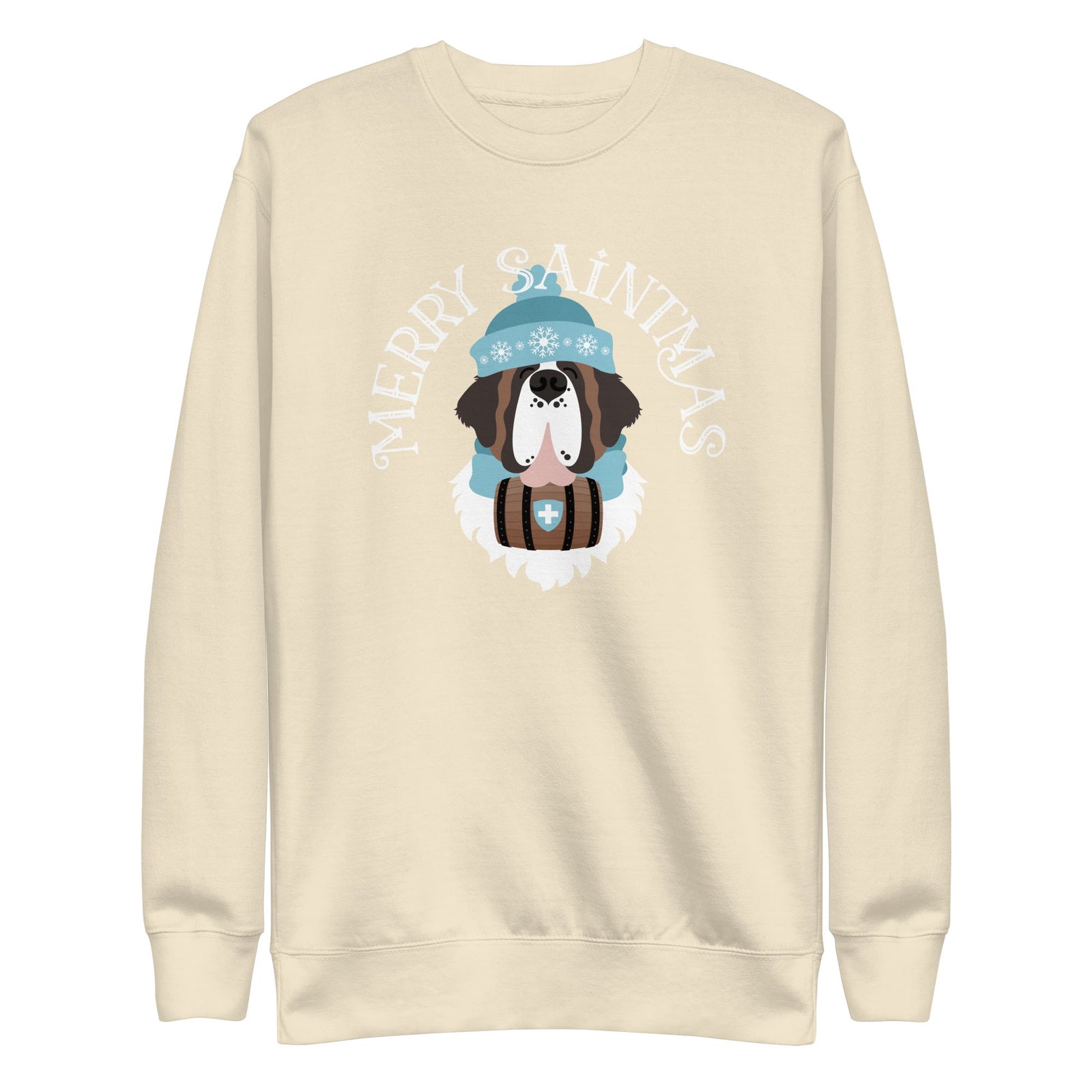 Merry Saintmas Blue Sweatshirt - Lucy + Norman