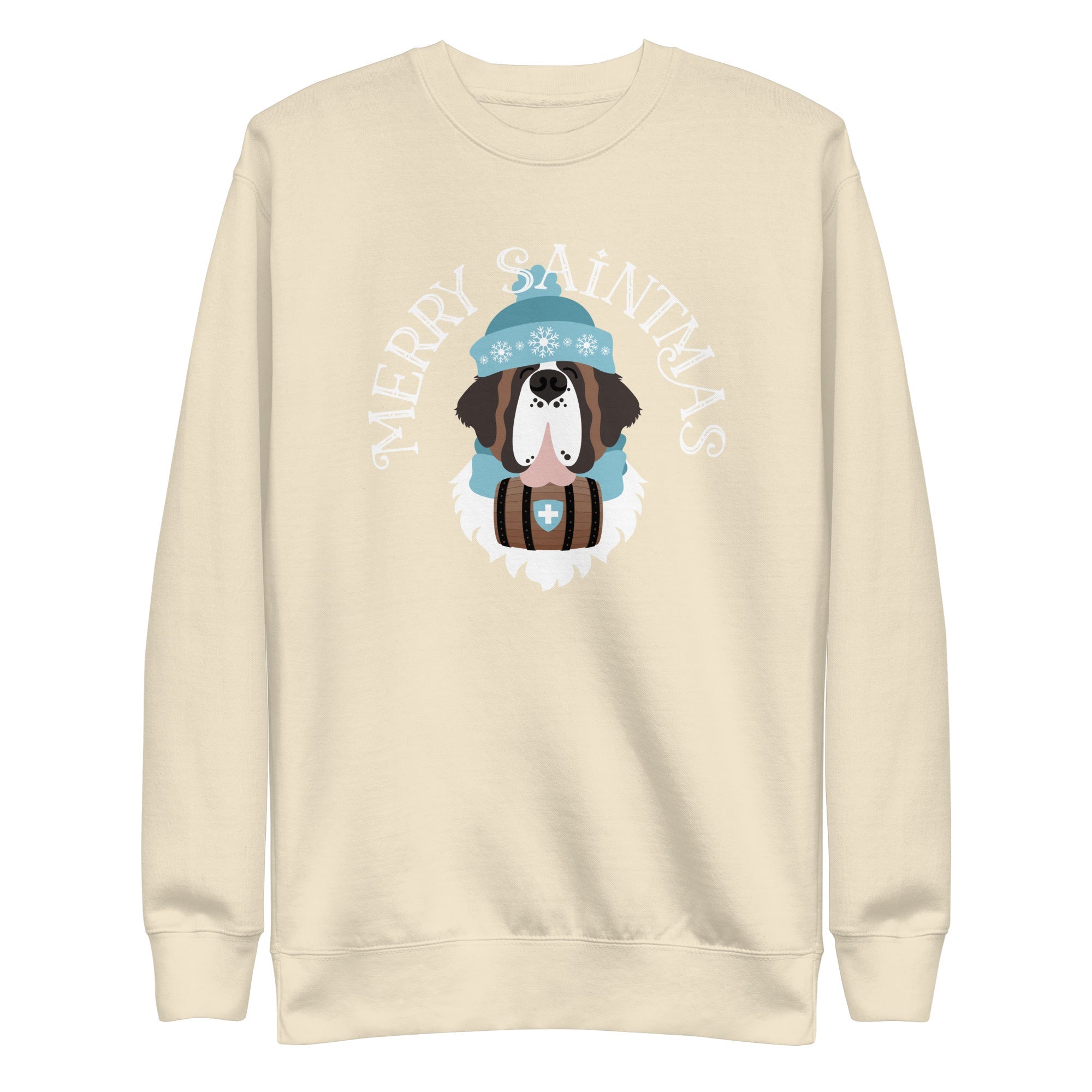 Merry Saintmas Blue Sweatshirt - Lucy + Norman