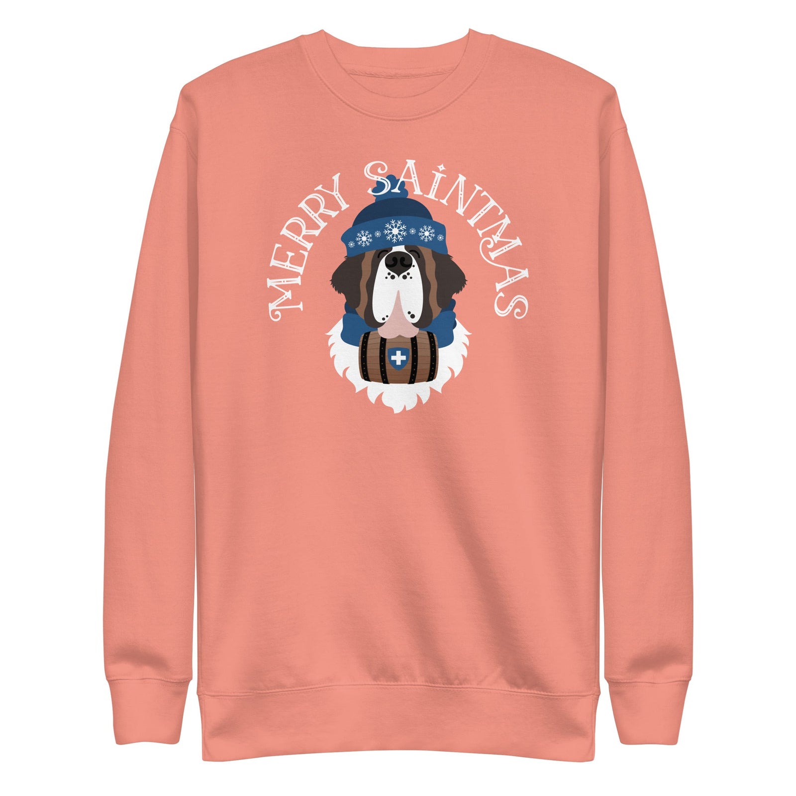 Merry Saintmas Blue Sweatshirt - Lucy + Norman