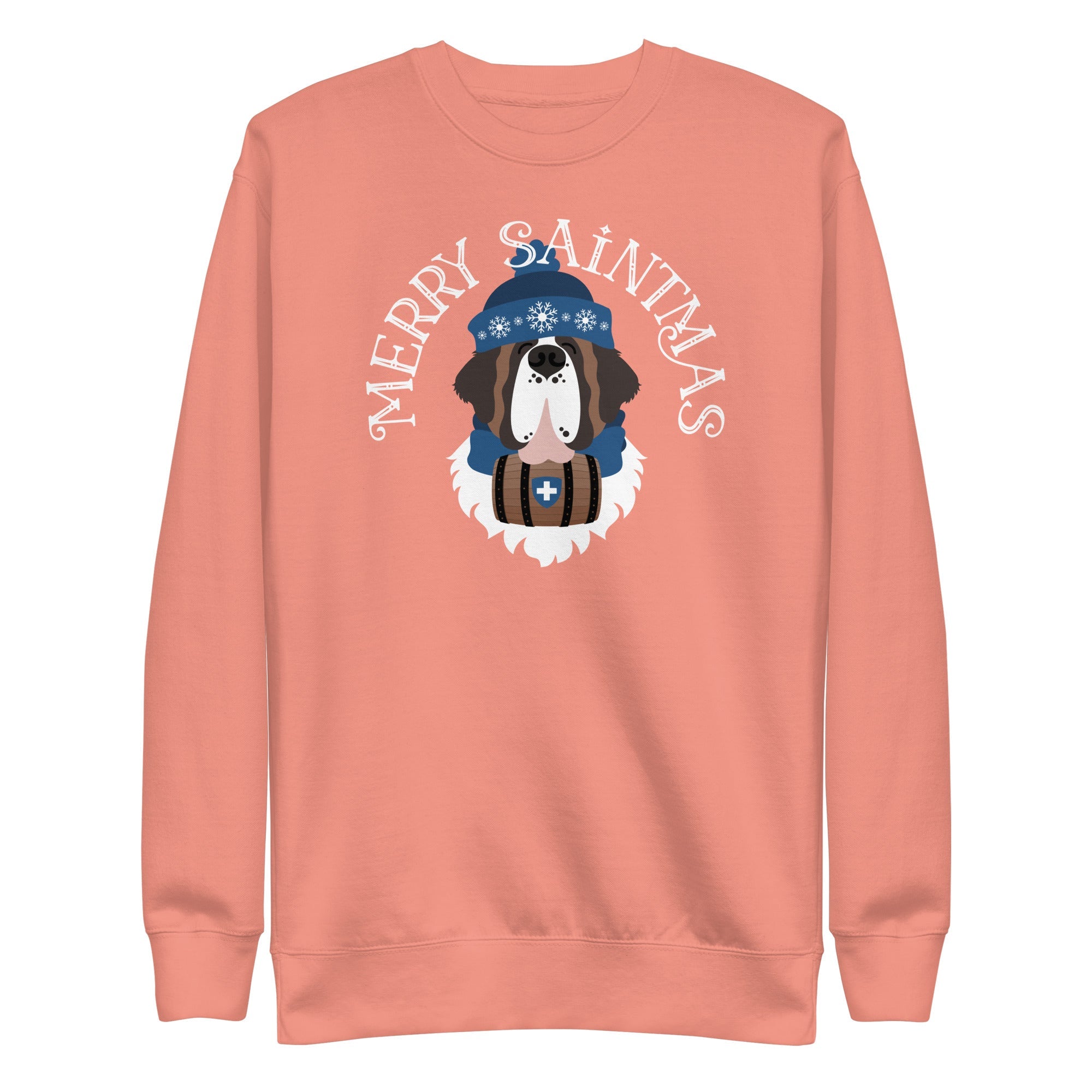 Merry Saintmas Blue Sweatshirt - Lucy + Norman