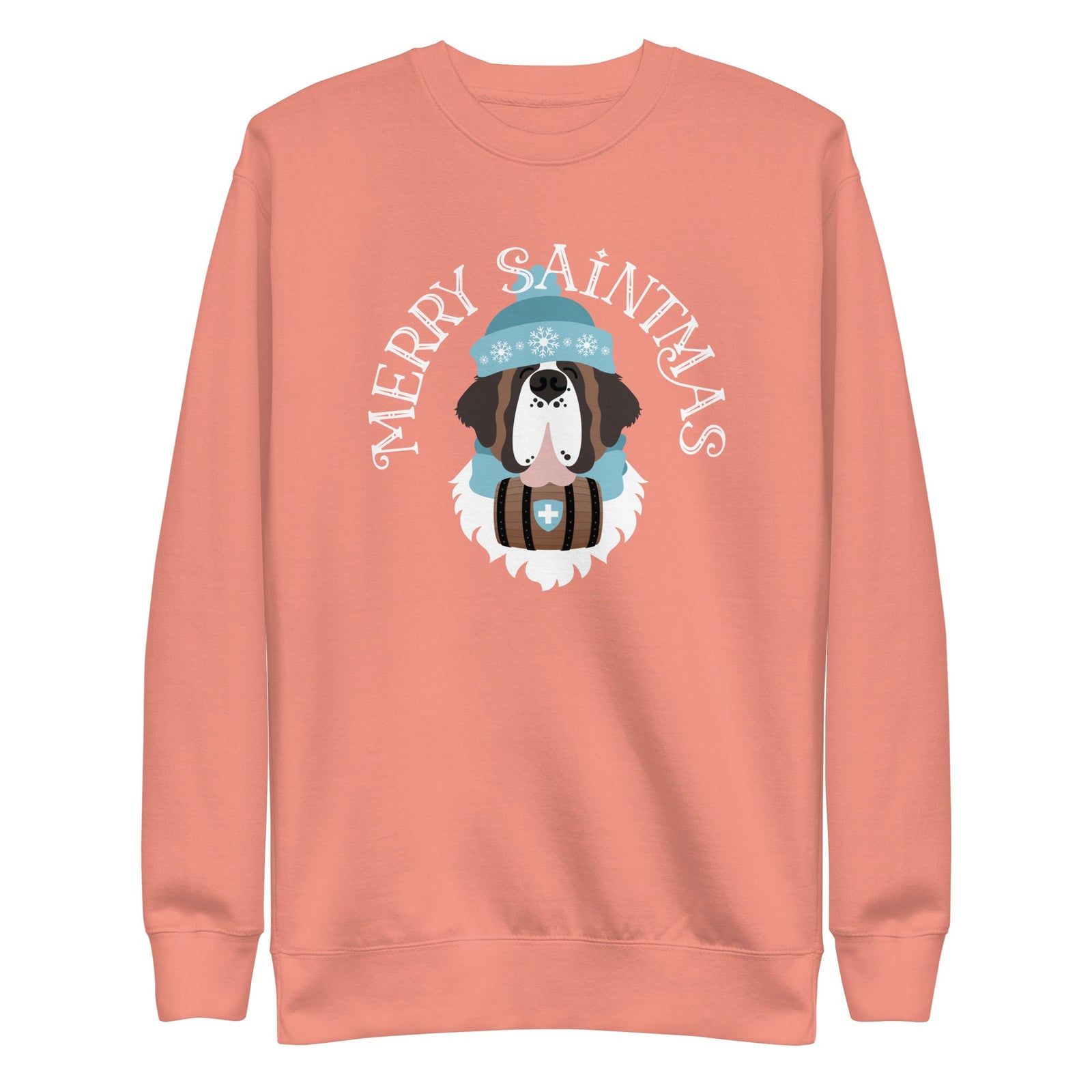 Merry Saintmas Blue Sweatshirt - Lucy + Norman