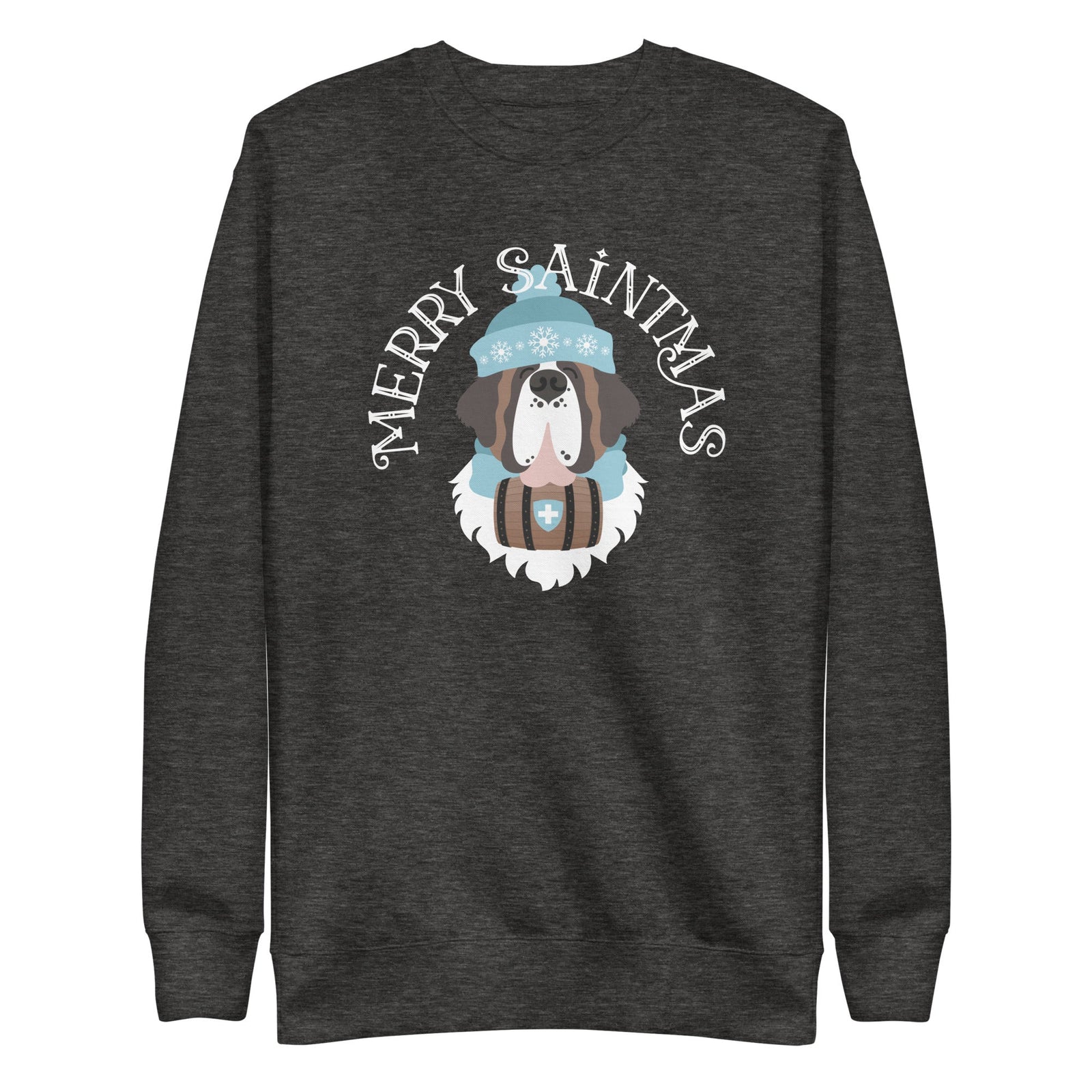 Merry Saintmas Blue Sweatshirt - Lucy + Norman