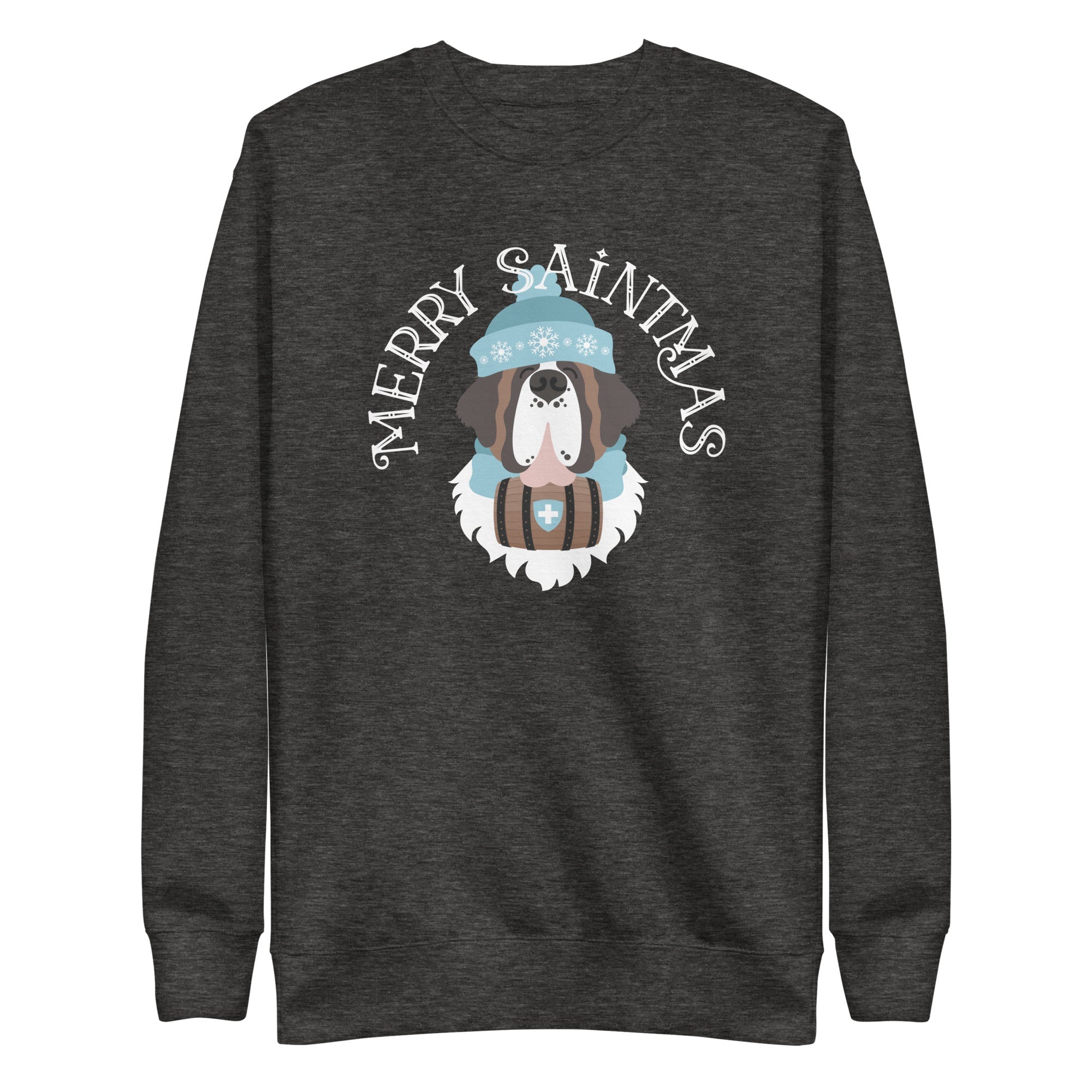 Merry Saintmas Blue Sweatshirt - Lucy + Norman