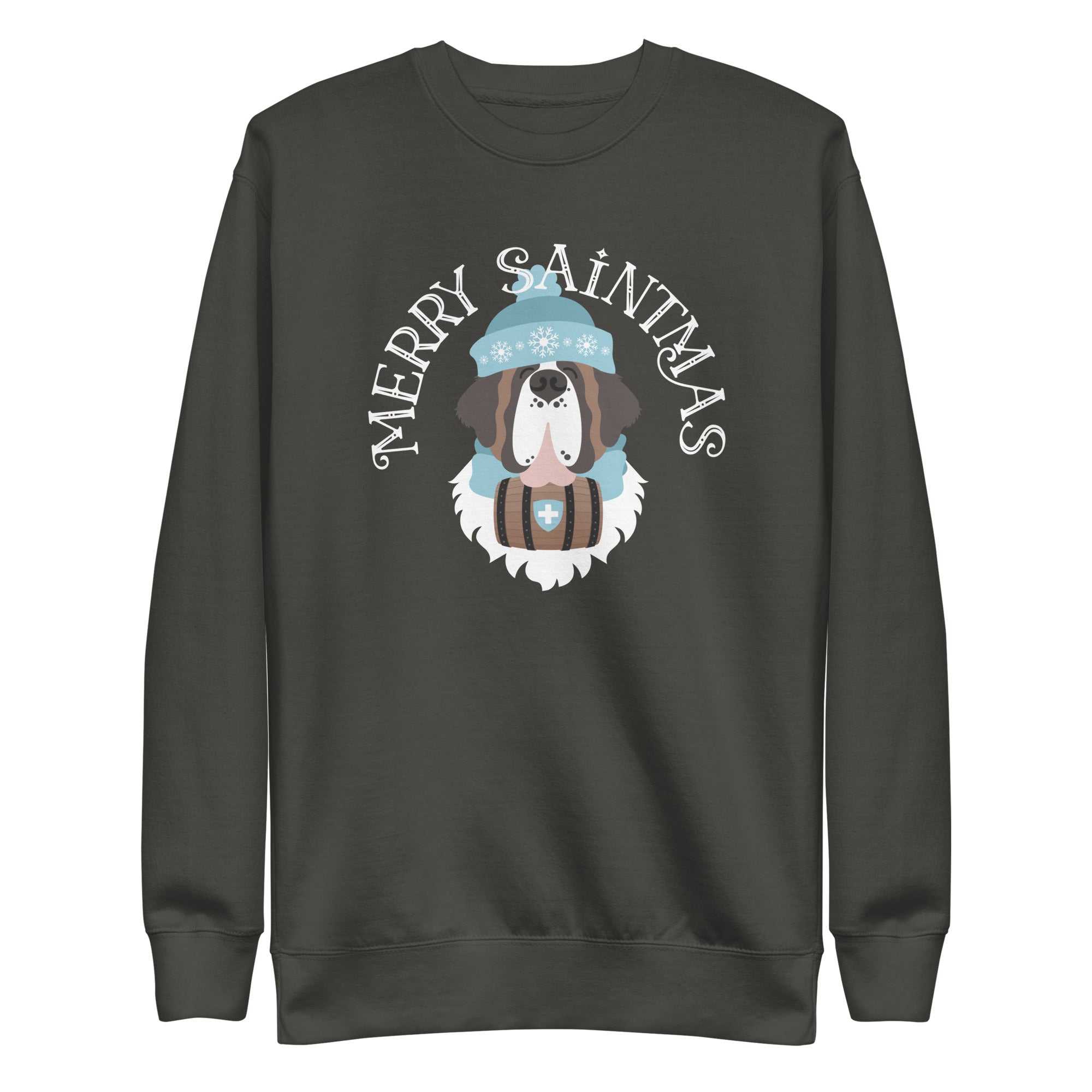 Merry Saintmas Blue Sweatshirt - Lucy + Norman