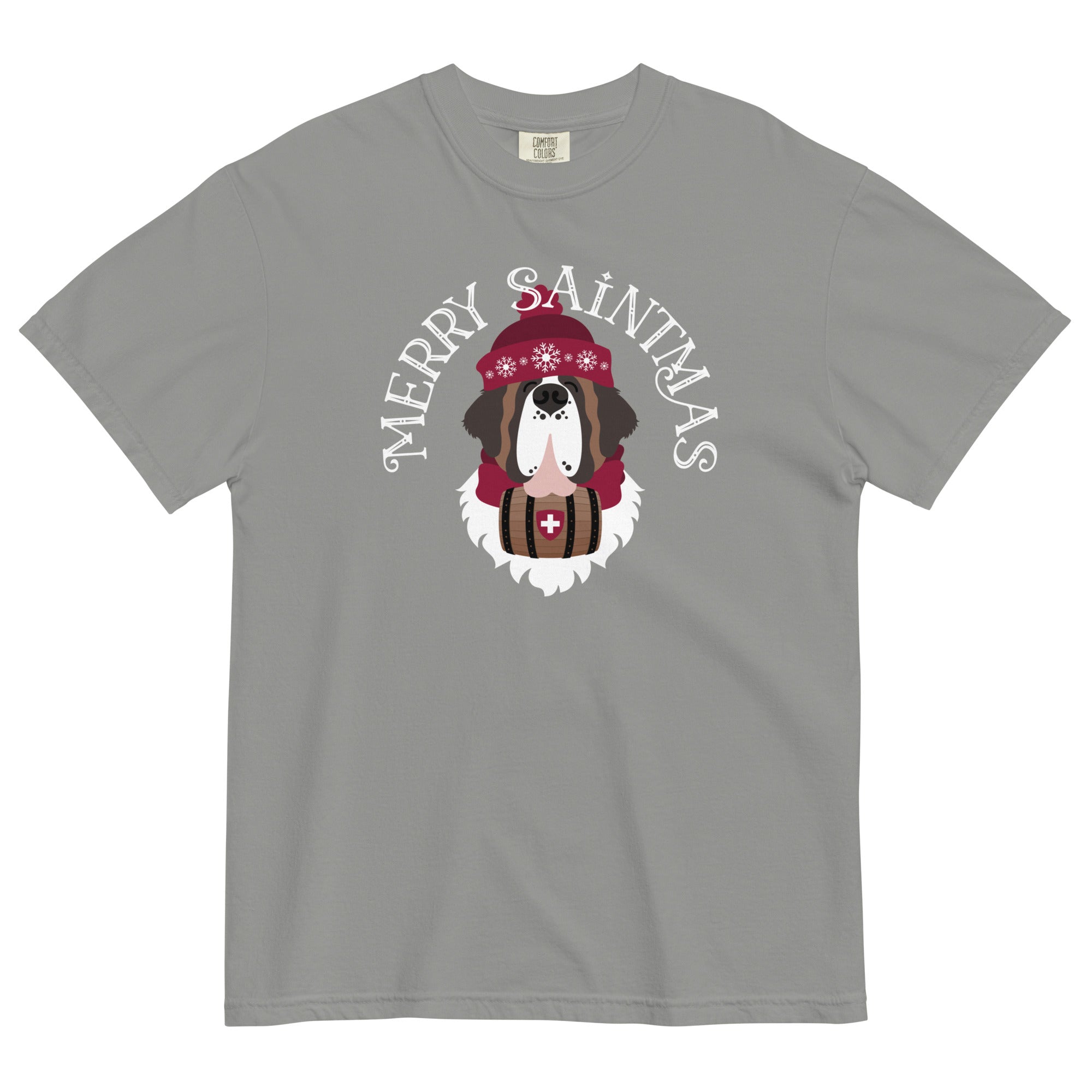 Merry Saintmas Comfort Colors Heavyweight T-Shirt - Lucy + Norman